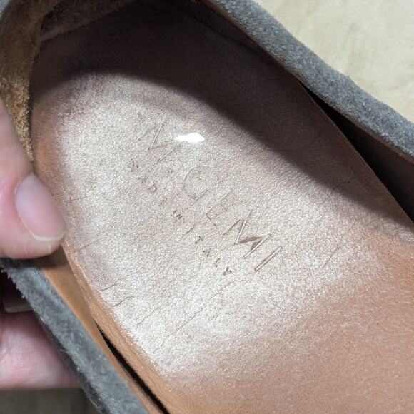 M. Gemi Felize Drivers Suede Moccasin Shoes Slip On Loafers Gray Womens 9.5 Grey - Picture 8 of 9